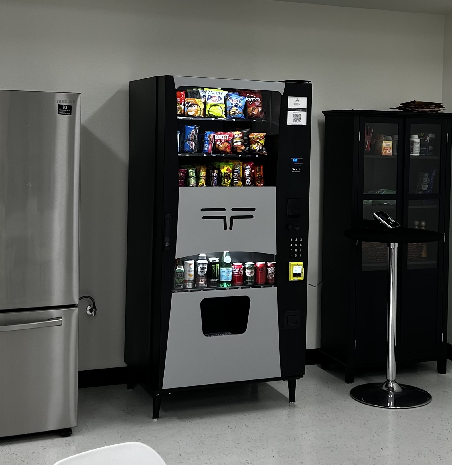 Classic vending machine upgraded with smart inventory sensors